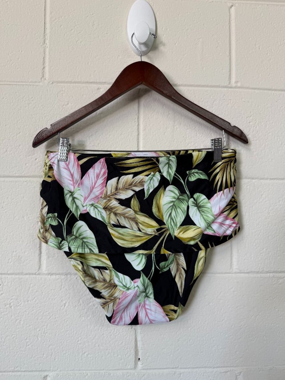 NWT Land's End Tropical Swim Bikini Bottom with Cover